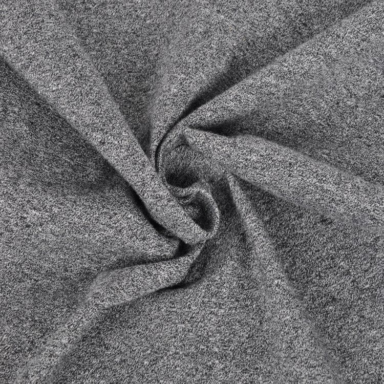 Xt-86ab Jersey de algodão penteado Spandex, fio Ab Heahter, tecido de tricô de algodão