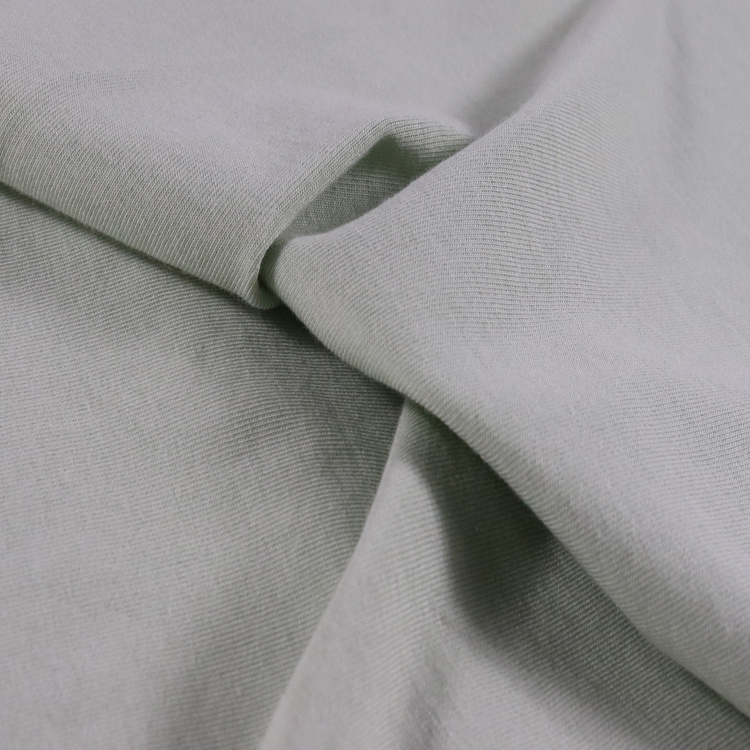 Camisola elástica de algodão orgânico Lenzing Tencel, tecido para pijamas