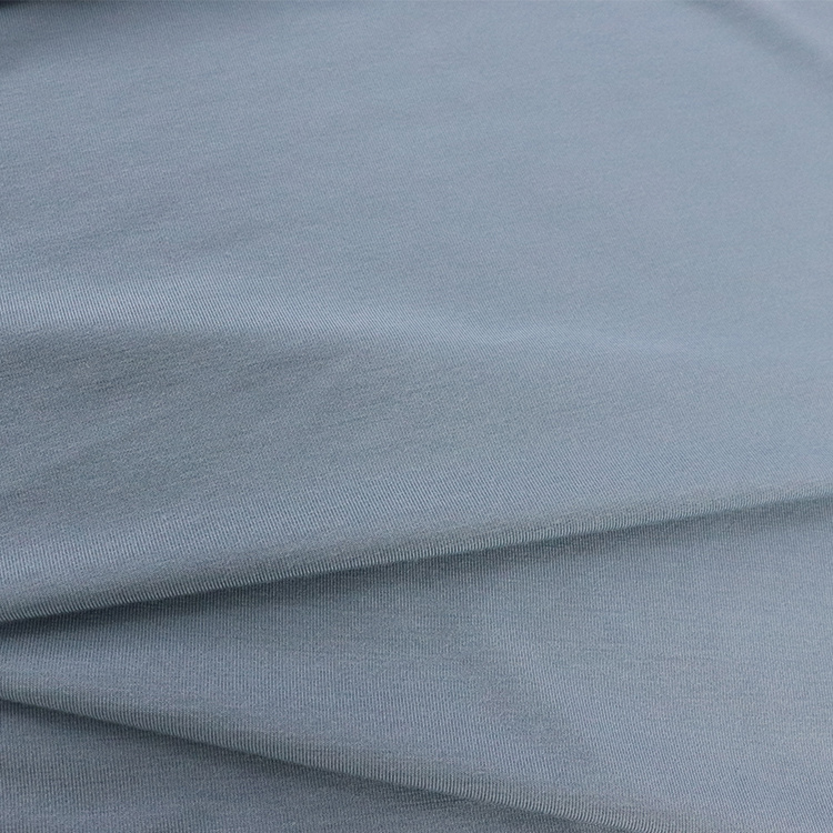 Jersey de algodão 190GSM Spandex, chamuscado, tecido para pijamas, compacto Siro-Elite
