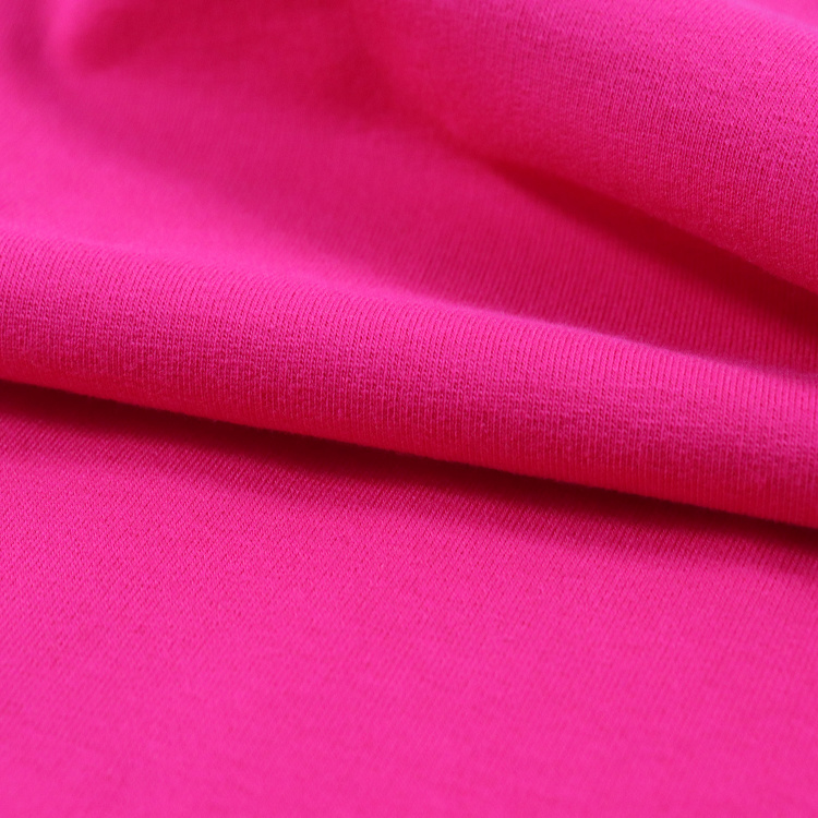 Camisa de elastano de bambu 260g, tecido de tricô para roupas noturnas