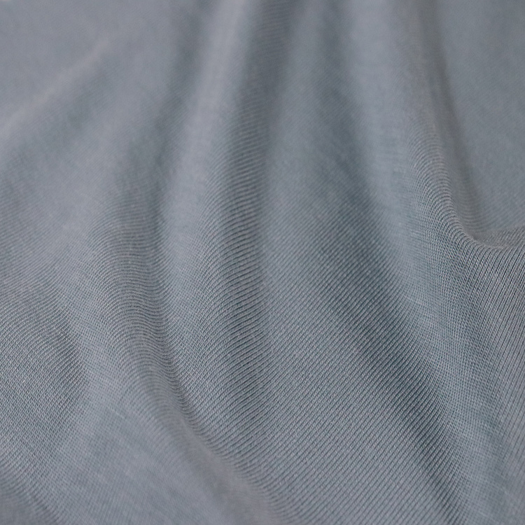Camisola única de viscose 100% antibacteriana, tecido de roupa interior