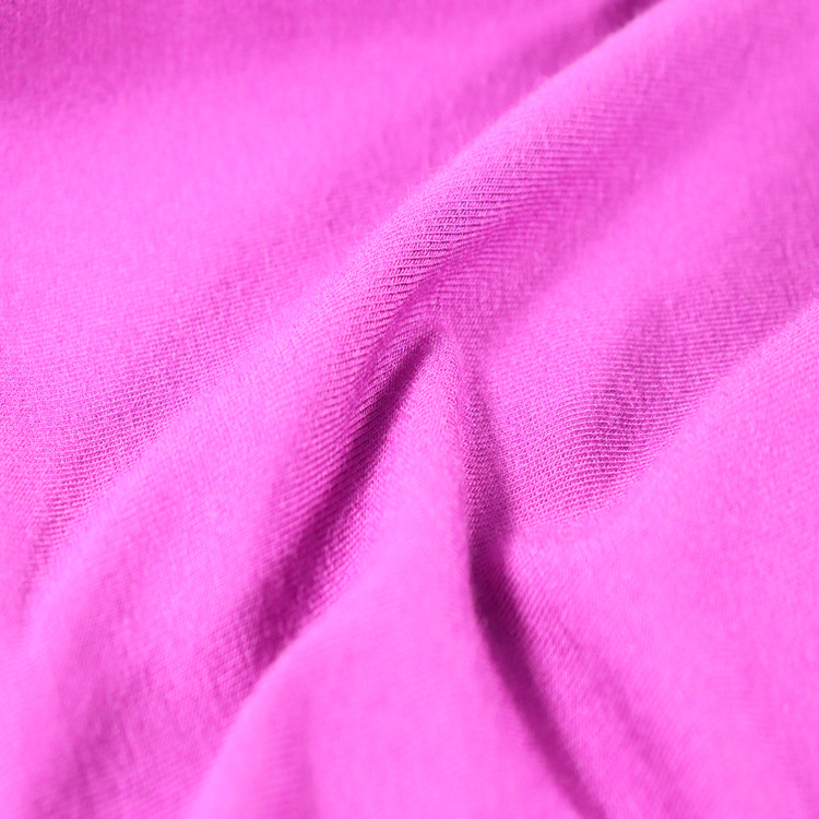 Camisola simples elástica de seda artificial 240GSM, mão macia