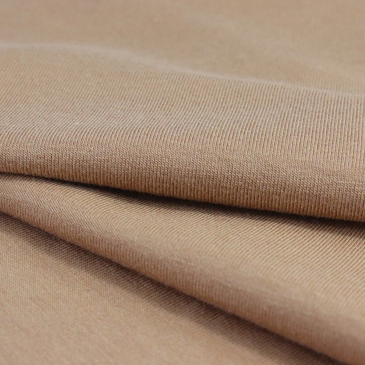 Cotton60 Modal40 Jersey Elástico, Tecido para Vestuário, Macio, Liso