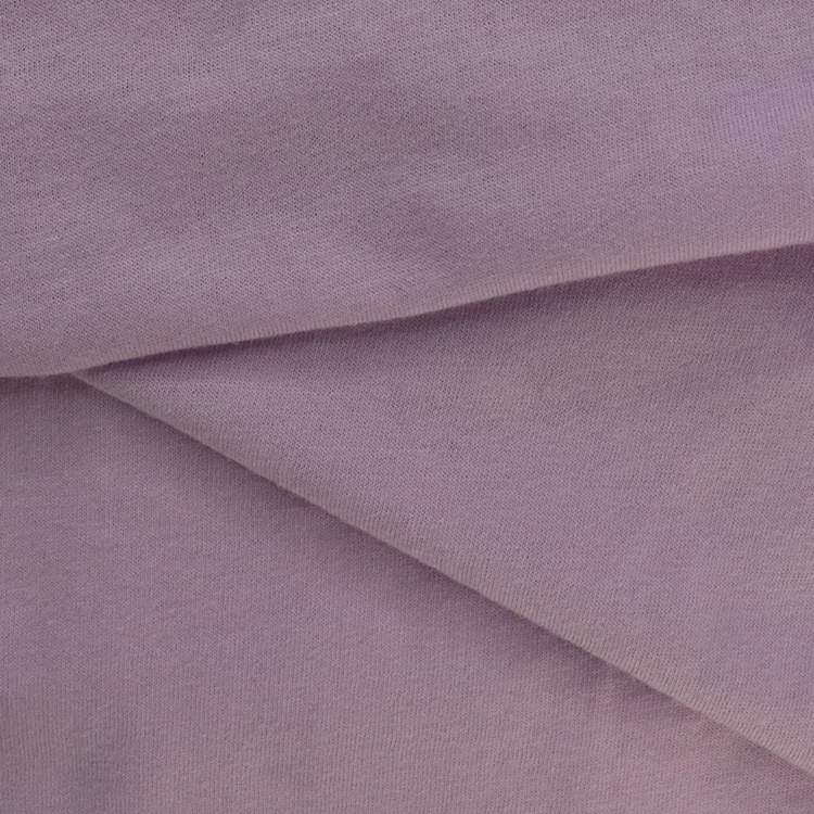 Jersey simples 100% algodão 40s, tecido de tricô para roupa de dormir