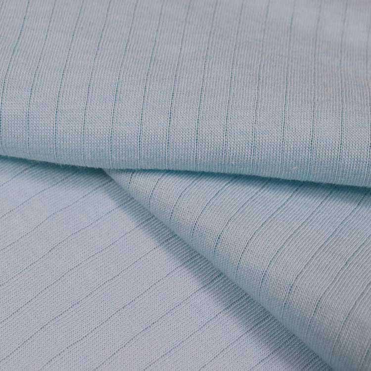 Jersey simples 30% Tencel 70% algodão, agulha gota, tecido de tricotar