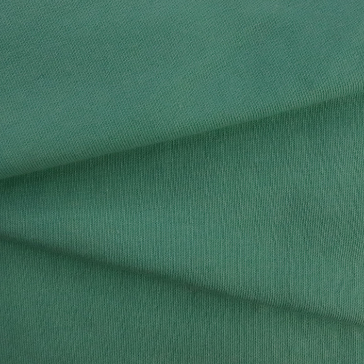 Jersey de algodão 200GSM Spandex, tecido de tricô