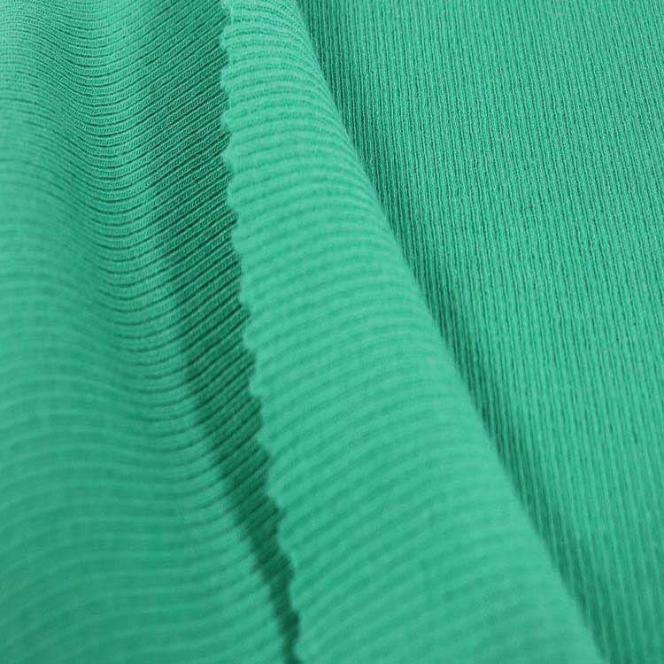 Costela de elastano 185GSM/algodão modal 2*2, tecido de vestuário