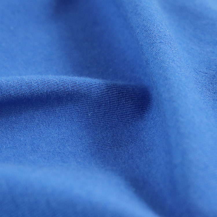 Jersey de algodão 200GSM Spandex, tecido de tricô
